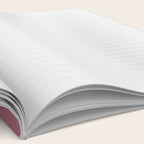 Dusty Rose Striped Notebook Gallery Image 2