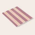 Dusty Rose Striped Notebook Gallery Image 2