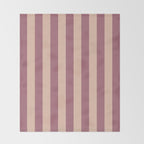 Dusty Rose Striped Throw Blanket Gallery Image 2
