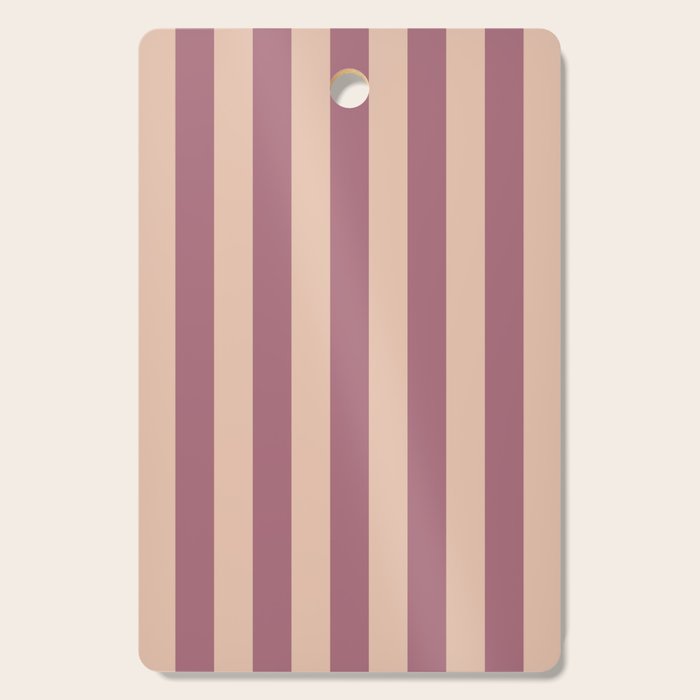 Dusty Rose Striped Cutting Board Gallery Image 1