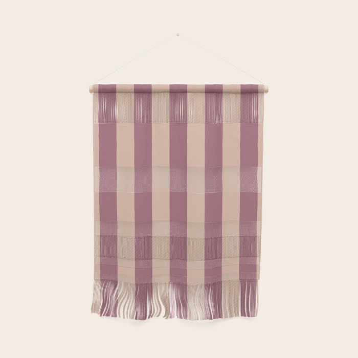 Dusty Rose Striped Wall Hanging Gallery Image 1