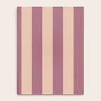 Dusty Rose Striped Notebook Gallery Image 4