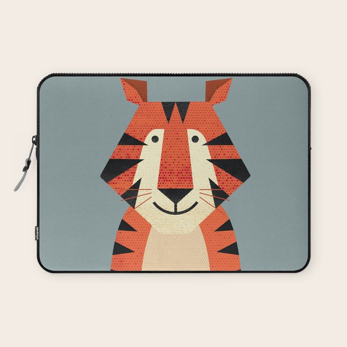 Whimsy Tiger Laptop Sleeve Gallery Image 1