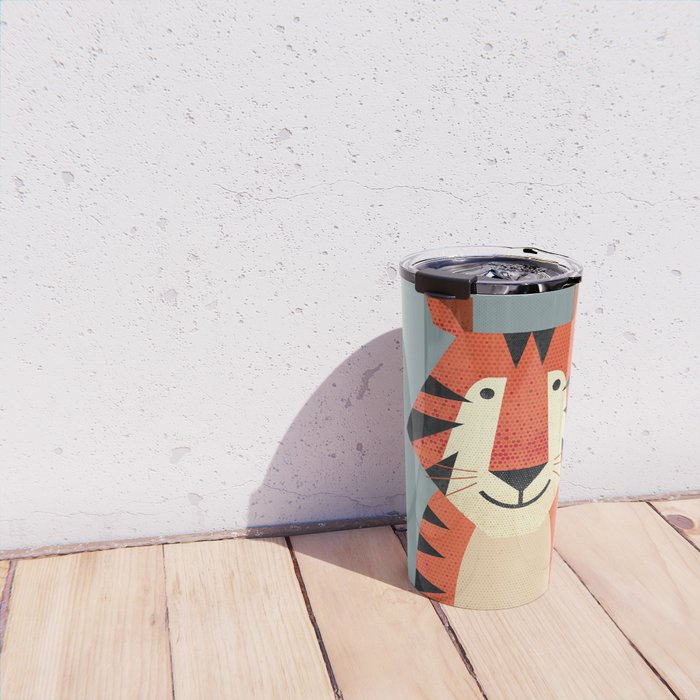 Whimsy Tiger Travel Mug Gallery Image 4