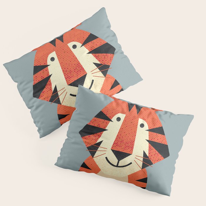 Whimsy Tiger Pillow Sham Gallery Image 3