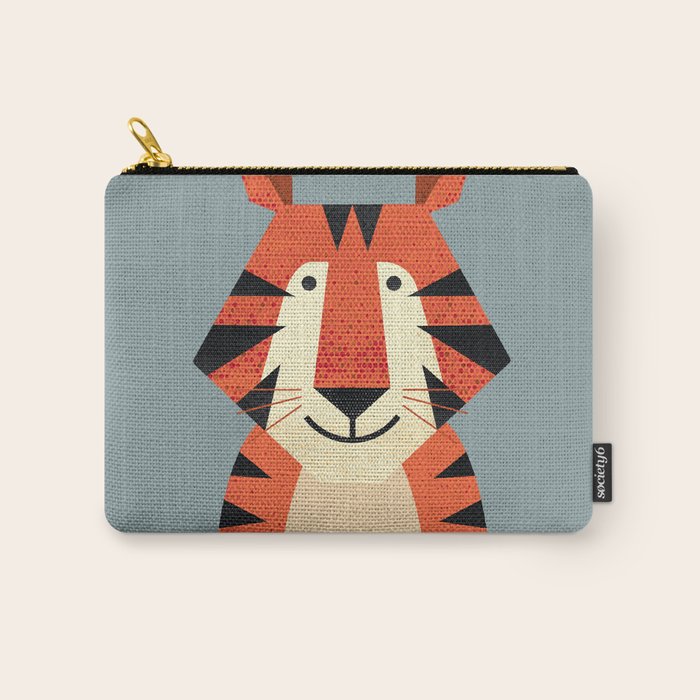 Whimsy Tiger Carry All Pouch Gallery Image 1