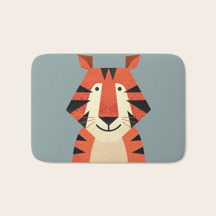 Whimsy Tiger Bath Mat Gallery Image 1
