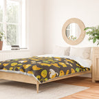 Banana cichlid Duvet Cover Gallery Image 2