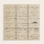 Moody Animals Pattern Wood Wall Art Gallery Image 1