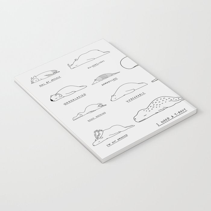 Moody Animals Pattern Notebook Gallery Image 3