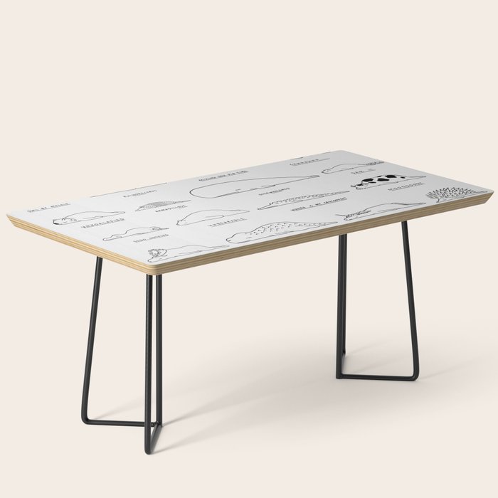 Moody Animals Pattern Coffee Table Gallery Image 1