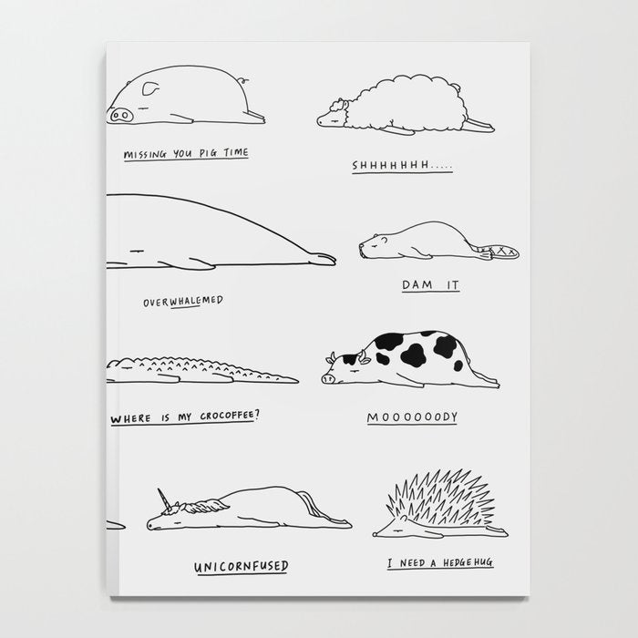 Moody Animals Pattern Notebook Gallery Image 4
