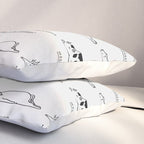 Moody Animals Pattern Pillow Sham Gallery Image 3