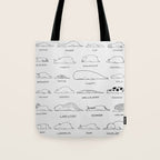 Moody Animals Pattern Tote Bag Gallery Image 1