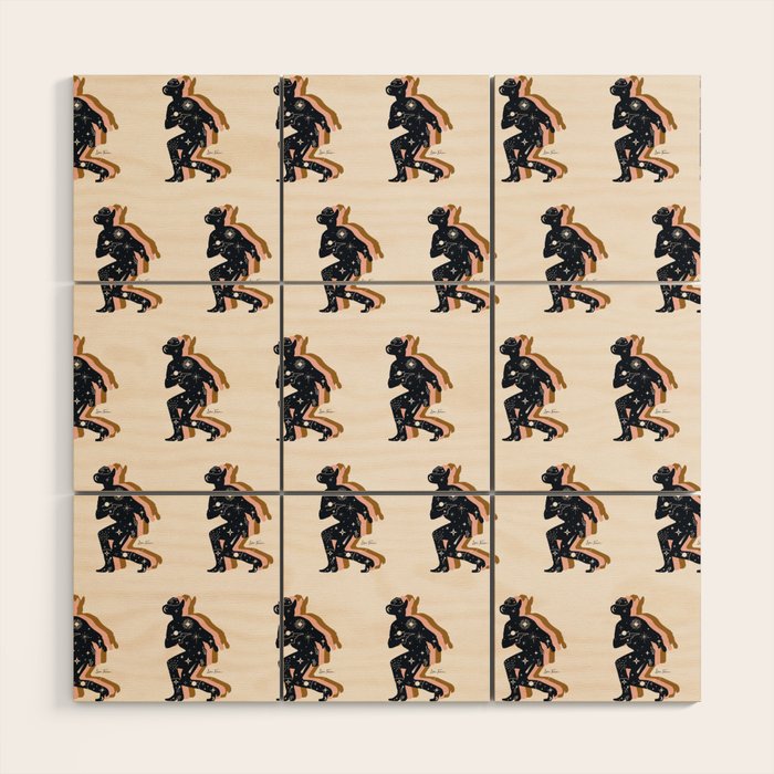 Space Cowboy  Wood Wall Art Gallery Image 1