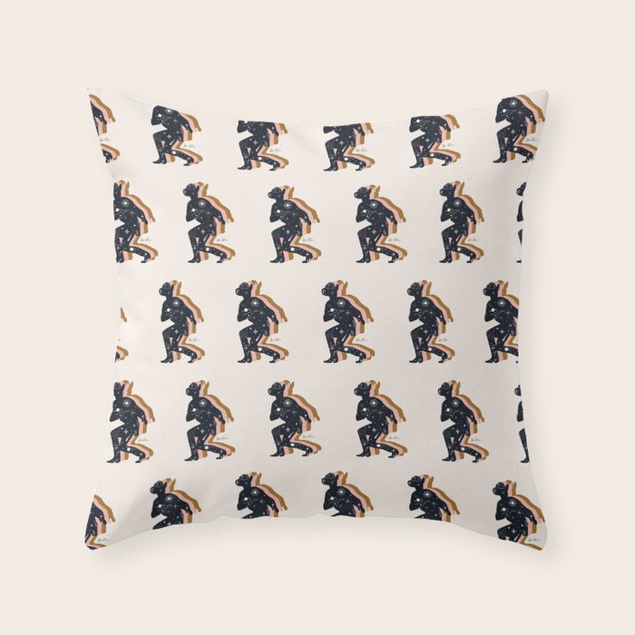 Space Cowboy  Throw Pillow Gallery Image 1