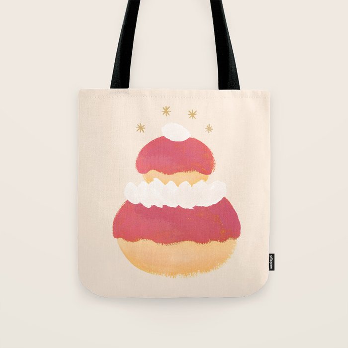 Strawberry Religieuse French Cake Tote Bag Gallery Image 1