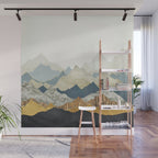 Distant Peaks Wall Mural Gallery Image 1