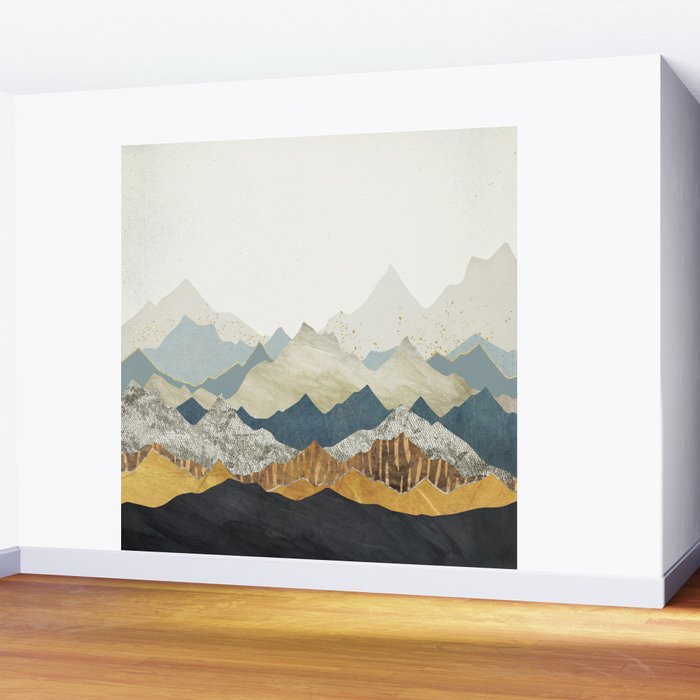 Distant Peaks Wall Mural Gallery Image 2