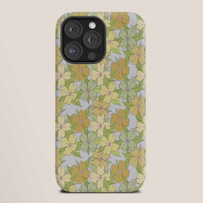 muted pastel pink yellow green flowering dogwood symbolize rebirth and hope iPhone Case Gallery Image 20
