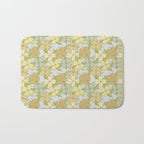 muted pastel pink yellow green flowering dogwood symbolize rebirth and hope Bath Mat Gallery Image 1