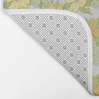 muted pastel pink yellow green flowering dogwood symbolize rebirth and hope Bath Mat Gallery Image 2