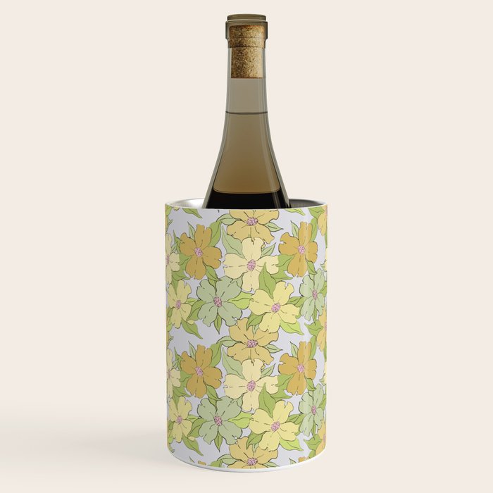 muted pastel pink yellow green flowering dogwood symbolize rebirth and hope Wine Chiller Gallery Image 1