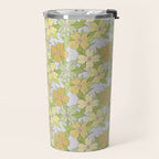muted pastel pink yellow green flowering dogwood symbolize rebirth and hope Travel Mug Gallery Image 2