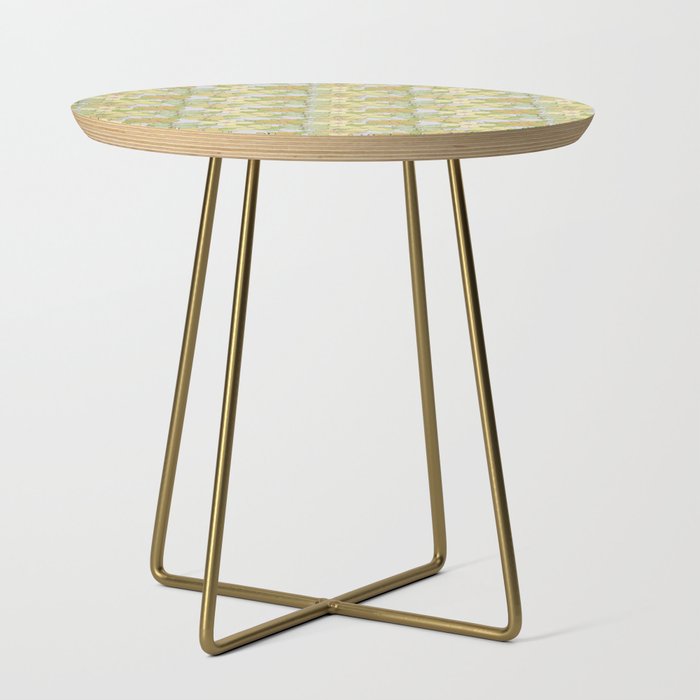 muted pastel pink yellow green flowering dogwood symbolize rebirth and hope Side Table Gallery Image 1