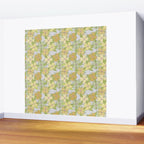 muted pastel pink yellow green flowering dogwood symbolize rebirth and hope Wall Mural Gallery Image 2