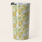 muted pastel pink yellow green flowering dogwood symbolize rebirth and hope Travel Mug Gallery Image 3