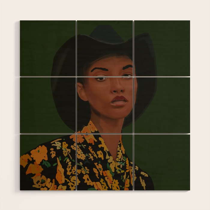 Girl Portrait 22 Wood Wall Art Gallery Image 1