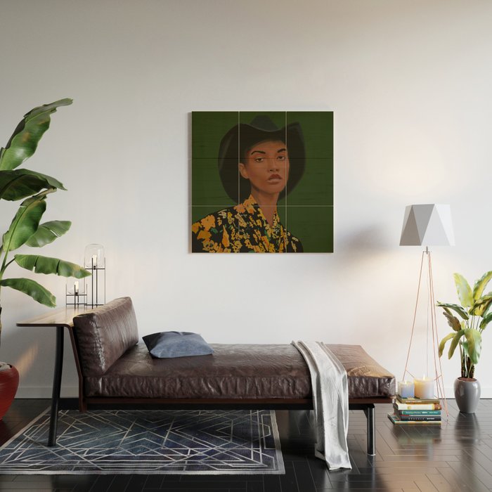 Girl Portrait 22 Wood Wall Art Gallery Image 2