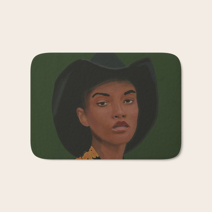 Girl Portrait 22 Bath Mat Gallery Image 1