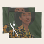 Girl Portrait 22 Placemat Gallery Image 1