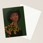 Girl Portrait 22 Stationery Card Gallery Image 2