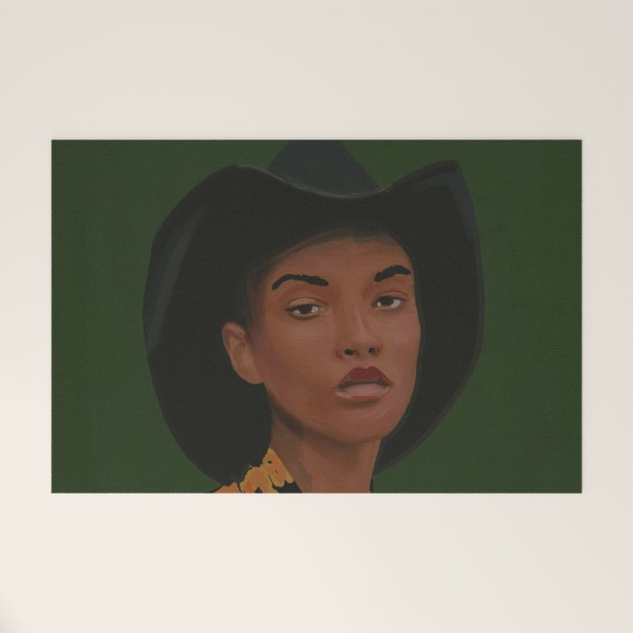 Girl Portrait 22 Welcome Mat Gallery Image 1