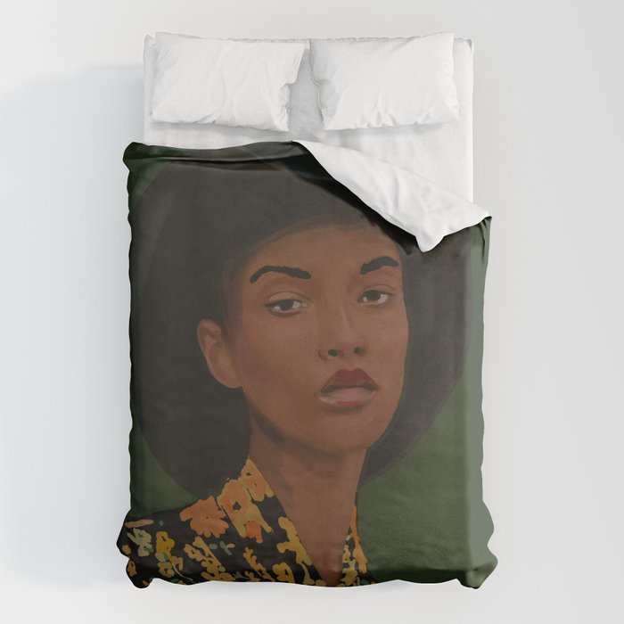 Girl Portrait 22 Duvet Cover Gallery Image 6