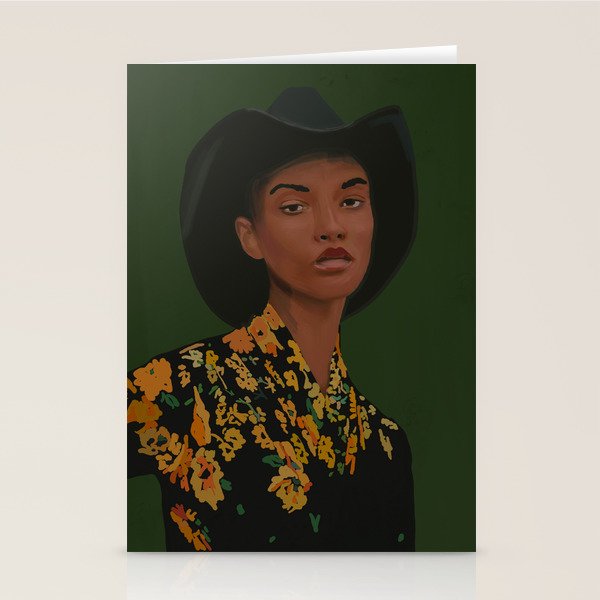 Girl Portrait 22 Stationery Card Gallery Image 2