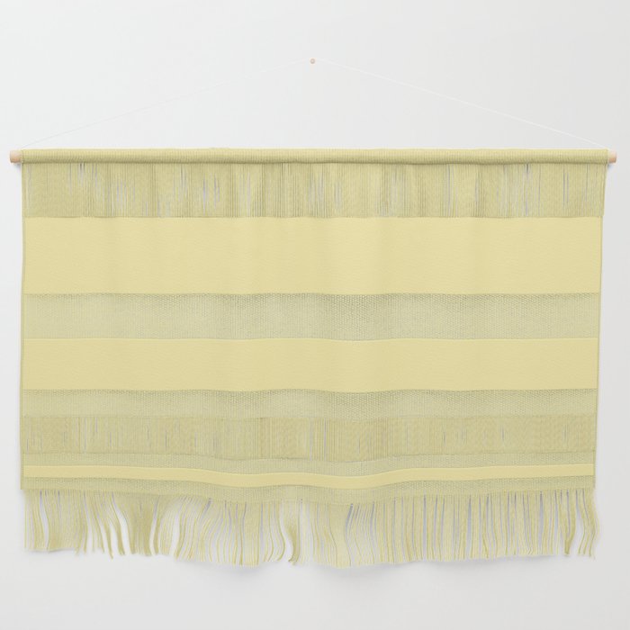 Butter Yellow Pale Soft Pastel Solid Wall Hanging Gallery Image 1