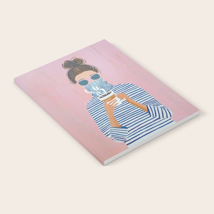 Cozy Morning Coffee Vibes Notebook Gallery Image 2