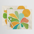 Whimsical Tropical Leaf Still Life Placemat Gallery Image 1