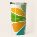 Whimsical Tropical Leaf Still Life Travel Mug Gallery Image 3