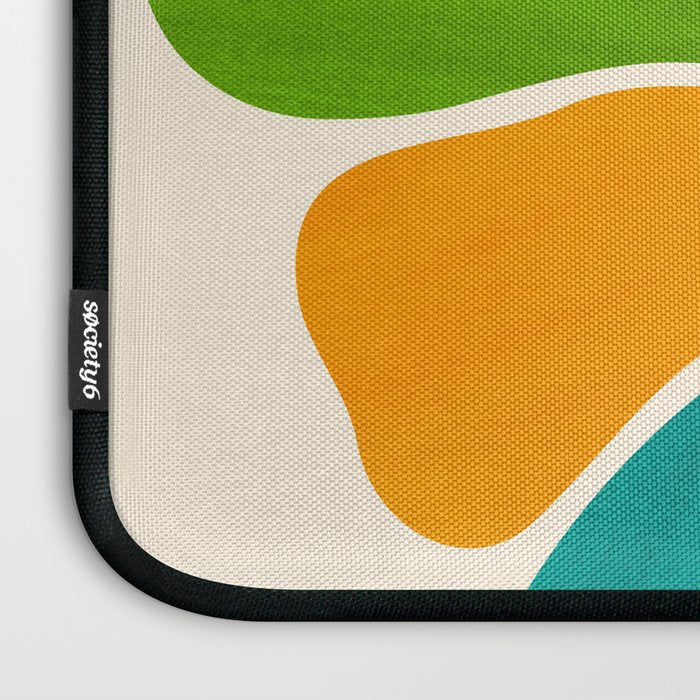 Whimsical Tropical Leaf Still Life Laptop Sleeve Gallery Image 3