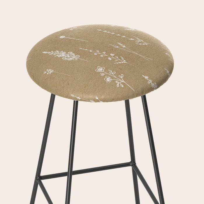 Wildflowers kraft Stool Gallery Image 2