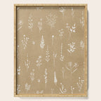 Wildflowers kraft Serving Tray Gallery Image 1
