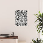 Black & White Leopard Skin Poster Gallery Image 2