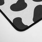 Black & White Leopard Skin Desk Mat Gallery Image 4
