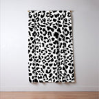 Black & White Leopard Skin Window Curtain Gallery Image 3