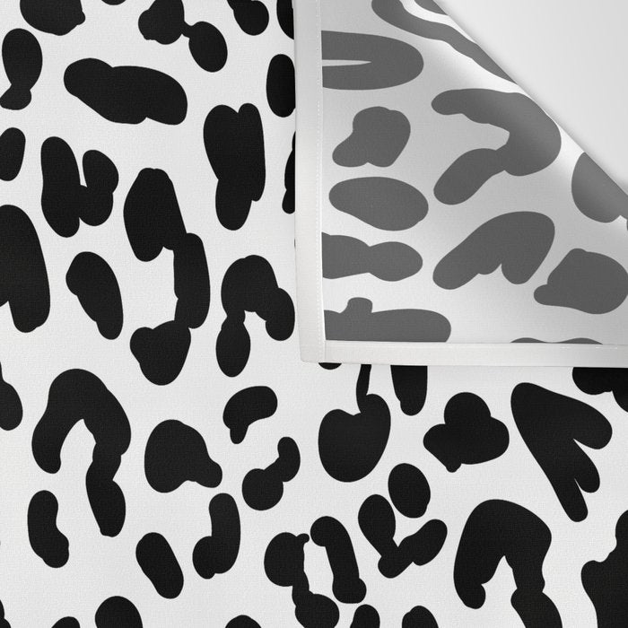 Black & White Leopard Skin Wall Tapestry Gallery Image 3